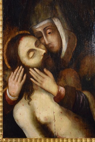 Tableaux et dessins Tableaux XVIe siècle - Pieta - Espagne XVIe siècle